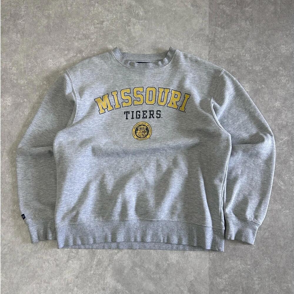 2000s Vintage Missouri Tigers Grey Crewneck Size L